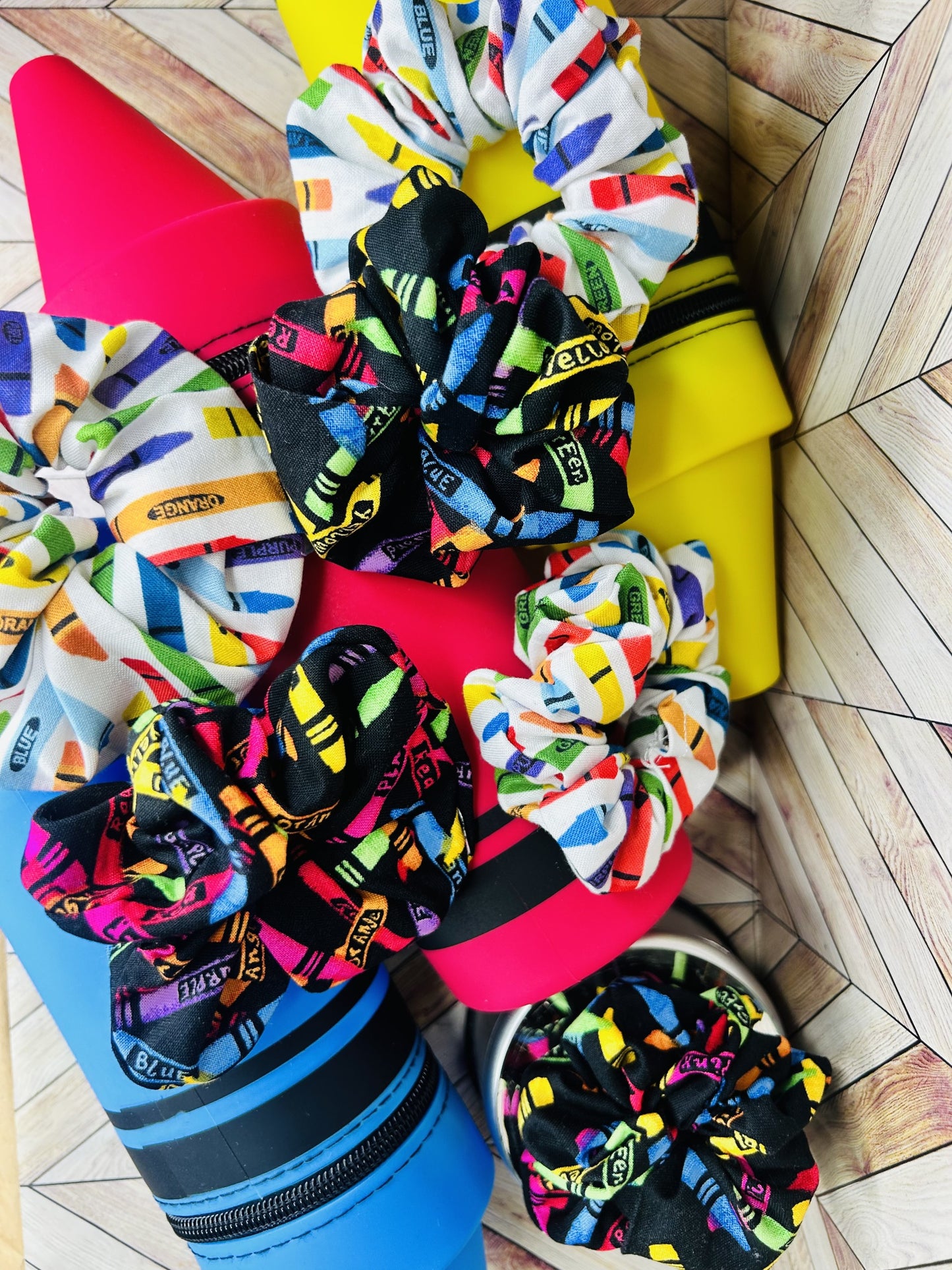 Handmade Fabric Scrunchies – Soft, Stylish Hair Accessories (Custom & Premade Options)