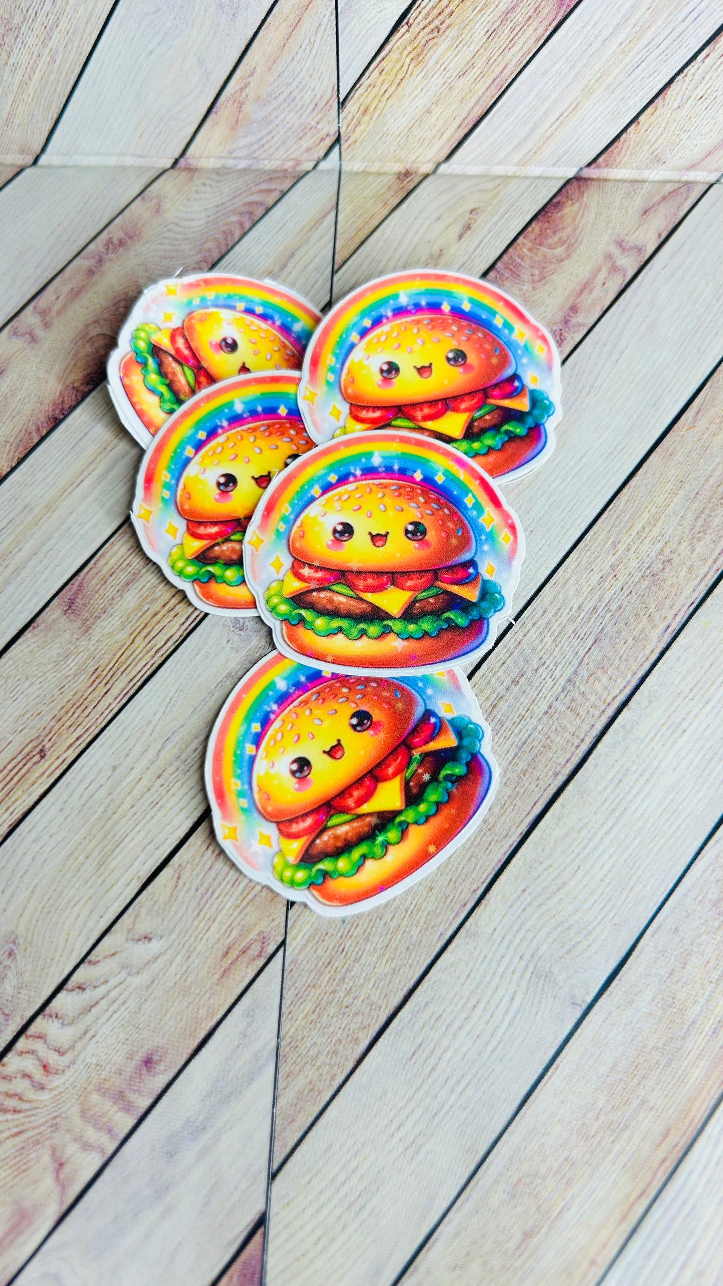🌈🍔 Rainbow Burger Bliss