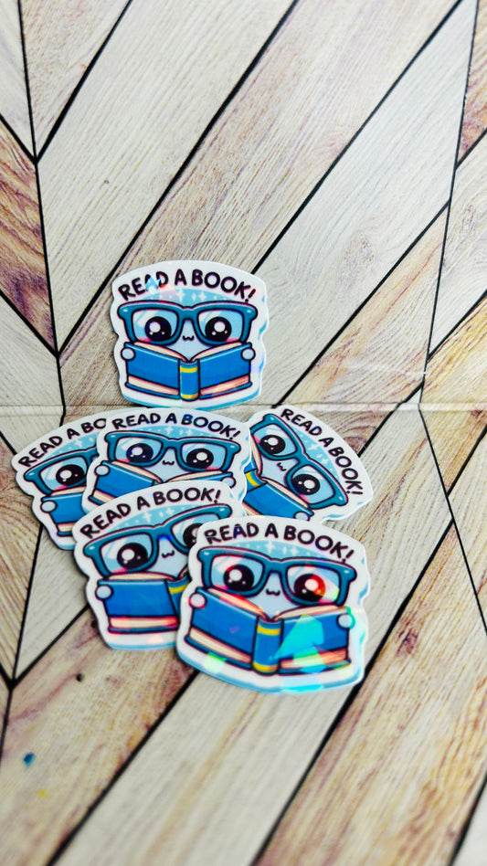 📚 Read A Book Cozy Sticker