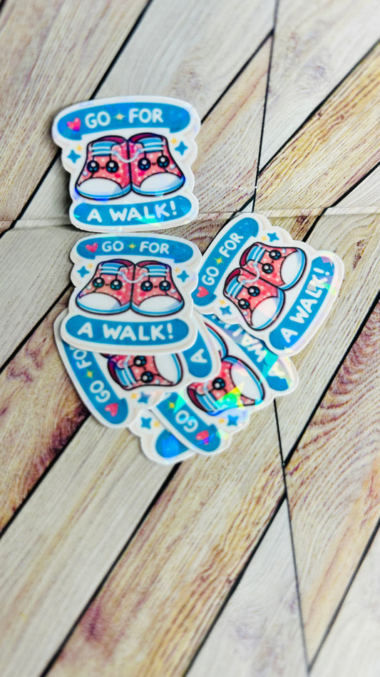 🚶 Go For A Walk Reminder Sticker