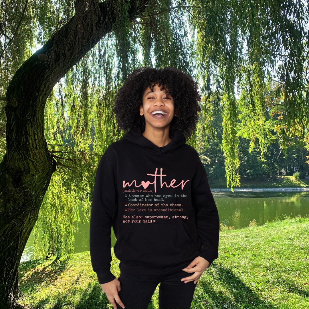 🩷 "Mother (noun.)" Cozy Definition Sweatshirt – The Heart of the Home Edition
