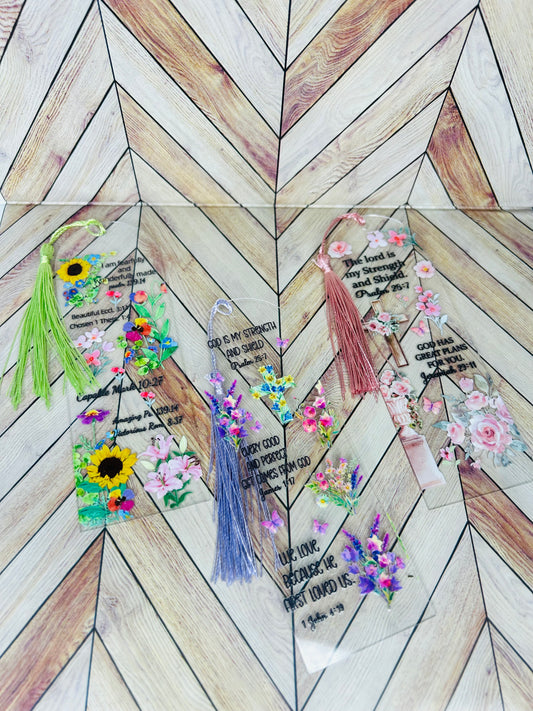 📚✨ Acrylic Mystery Bookmarks